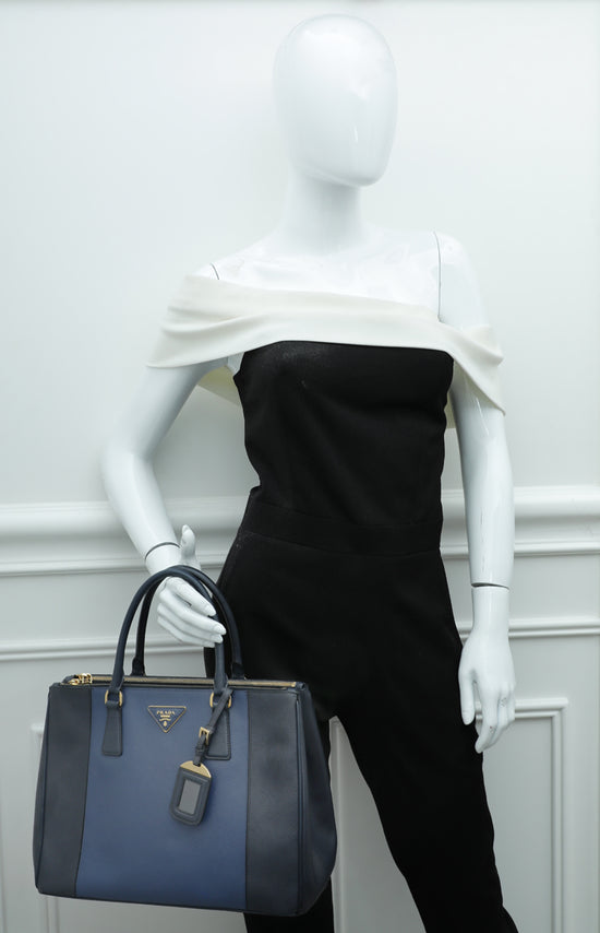Prada Bicolor Lux Galleria Large Bag