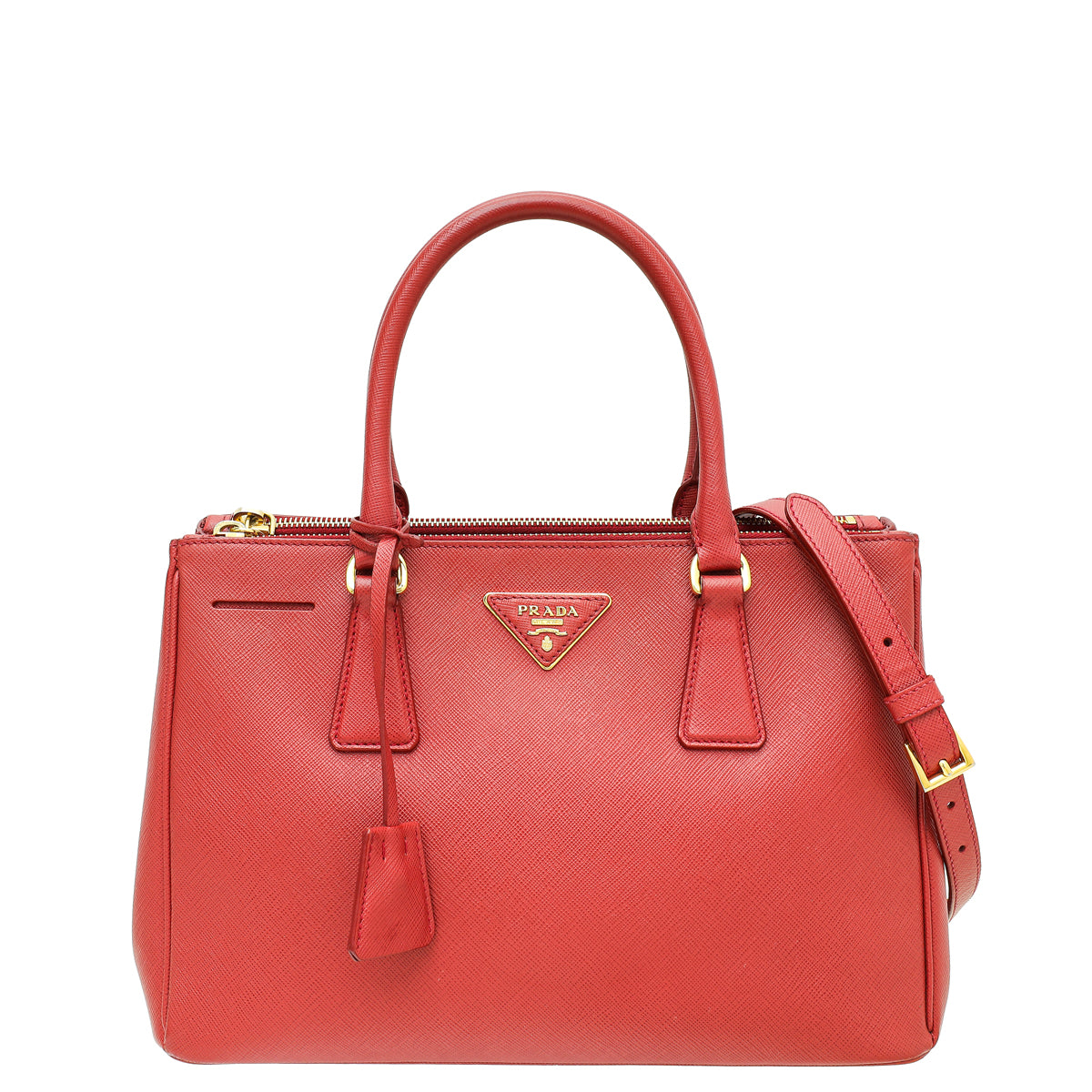 Prada Red Galleria Tote Bag-Prada-THE CLOSET