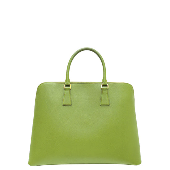 Prada Apple Green Lux Promenade Tote Large Bag