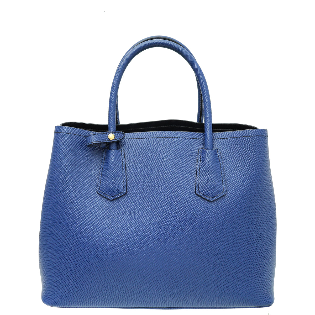 Prada Inchiostro Cuir Double Small Tote Bag-Prada-THE CLOSET