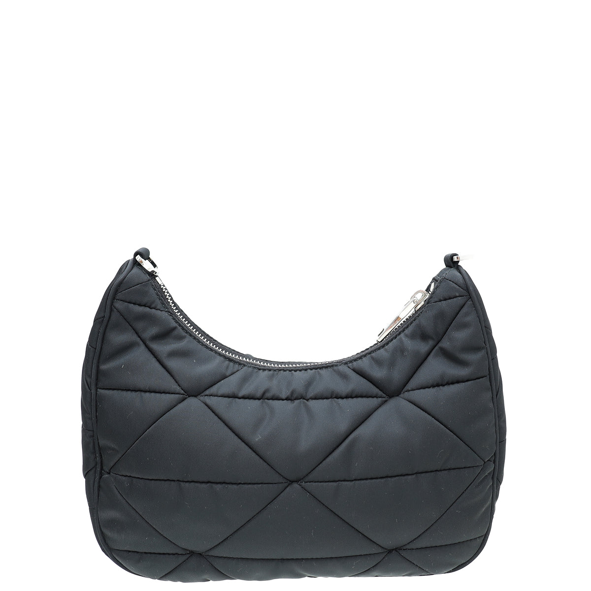 Prada Black Padded Re-Nylon Shoulder Bag-Prada-THE CLOSET