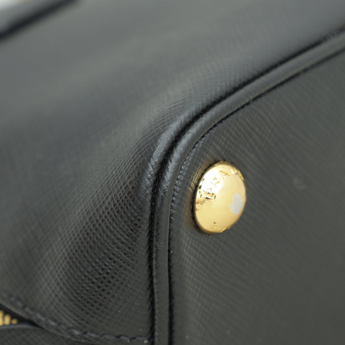 Prada Black Vernice Promenade Micro Bag – The Closet