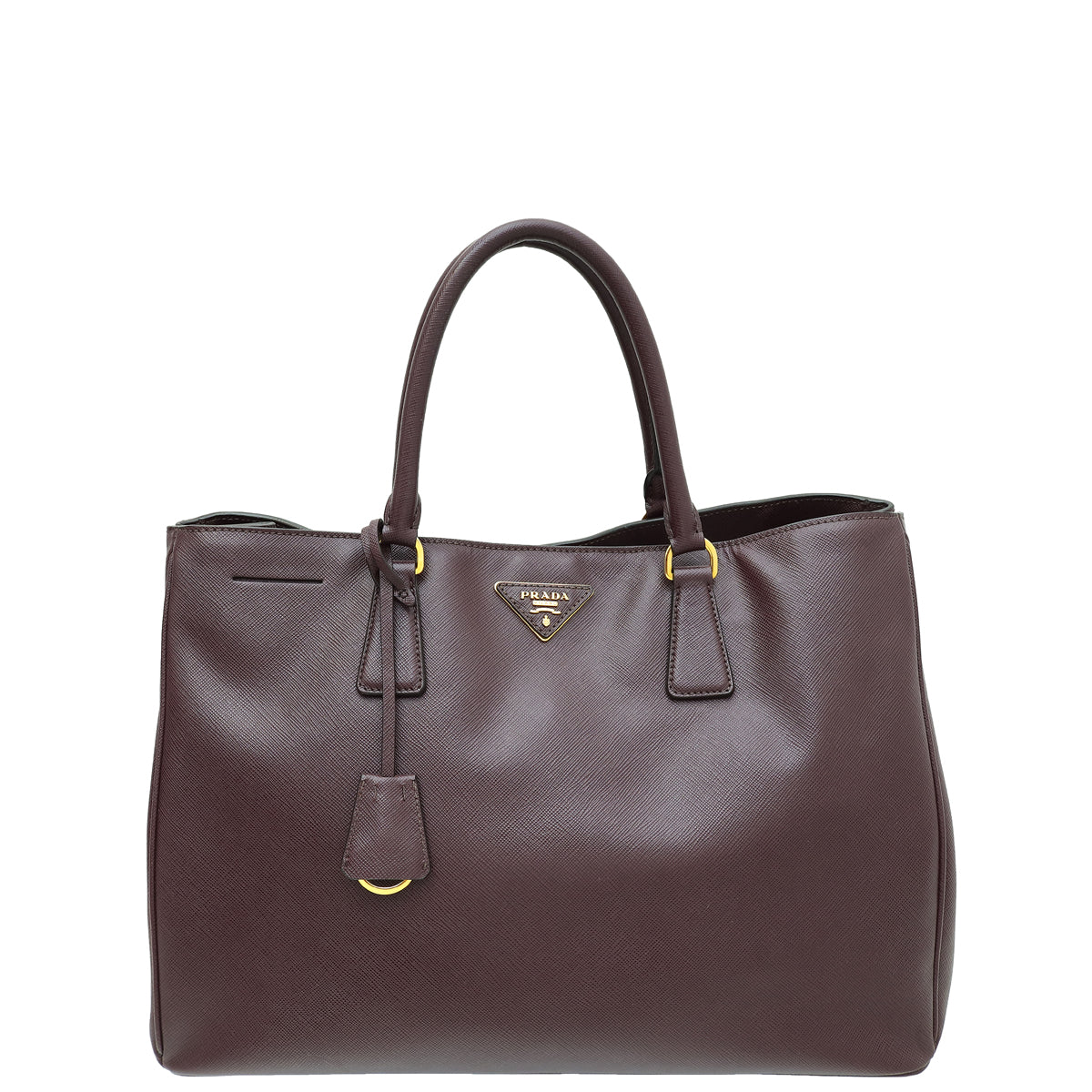 Prada Burgundy Lux Gardener's Tote Large Bag-Prada-THE CLOSET