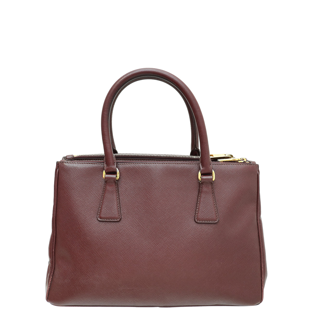 Prada Burgundy Lux Galleria Medium Bag-Prada-THE CLOSET