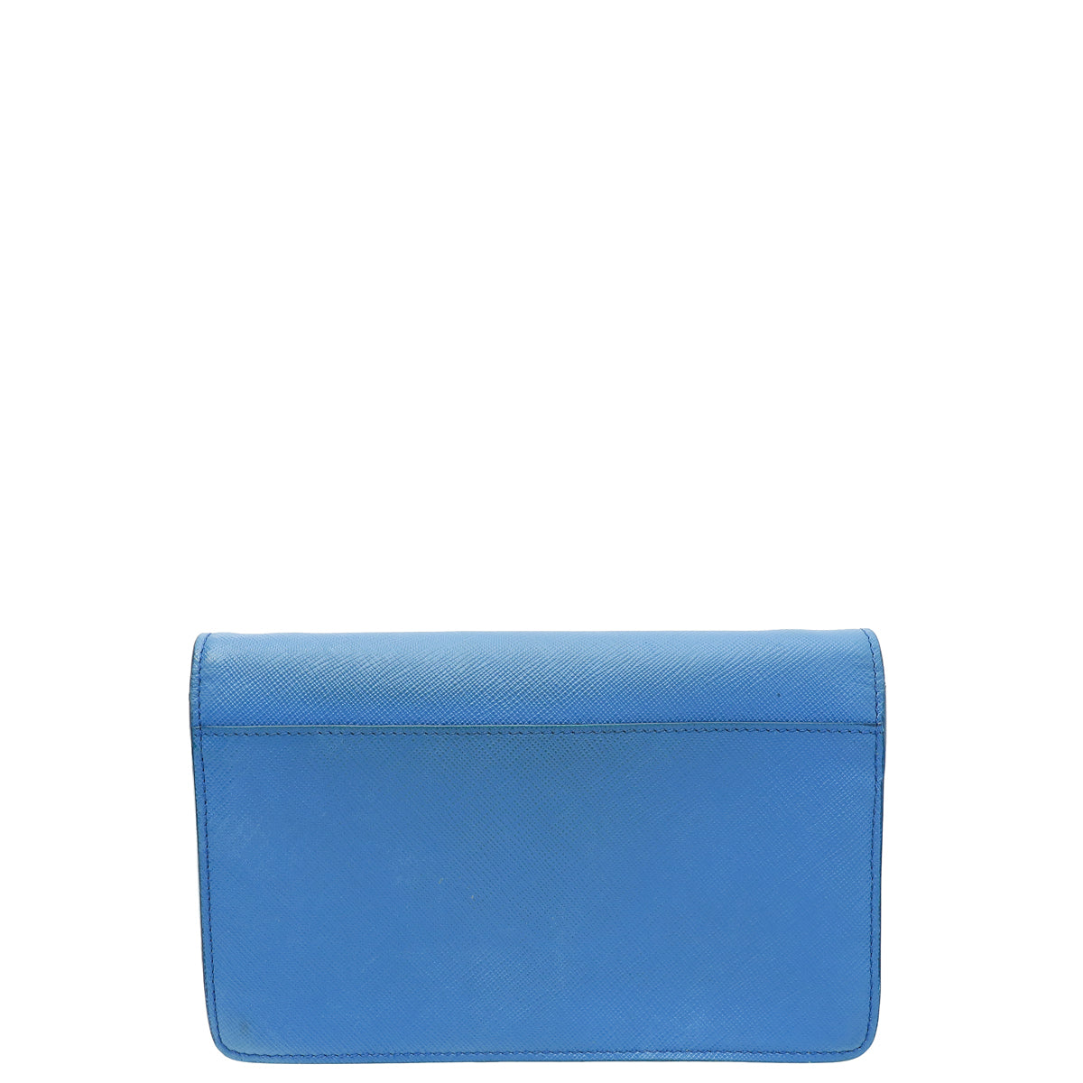 Prada Blue Lux Wallet on Strap-Prada-THE CLOSET