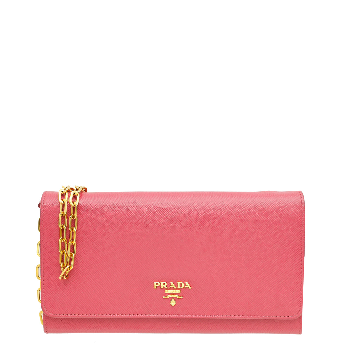 Prada Pink Wallet On Chain-Prada-THE CLOSET