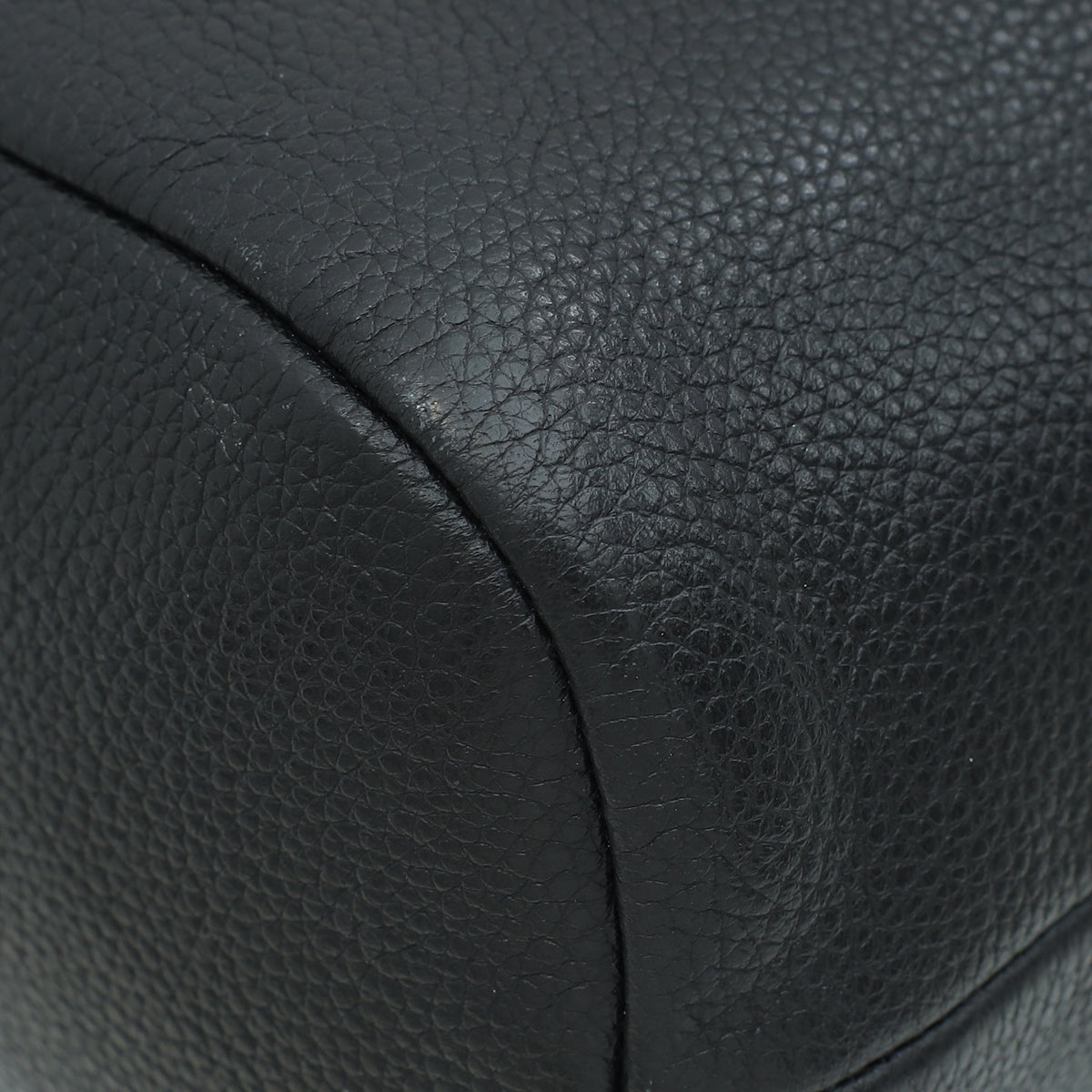 Prada Black Vitello Phenix Bucket Bag