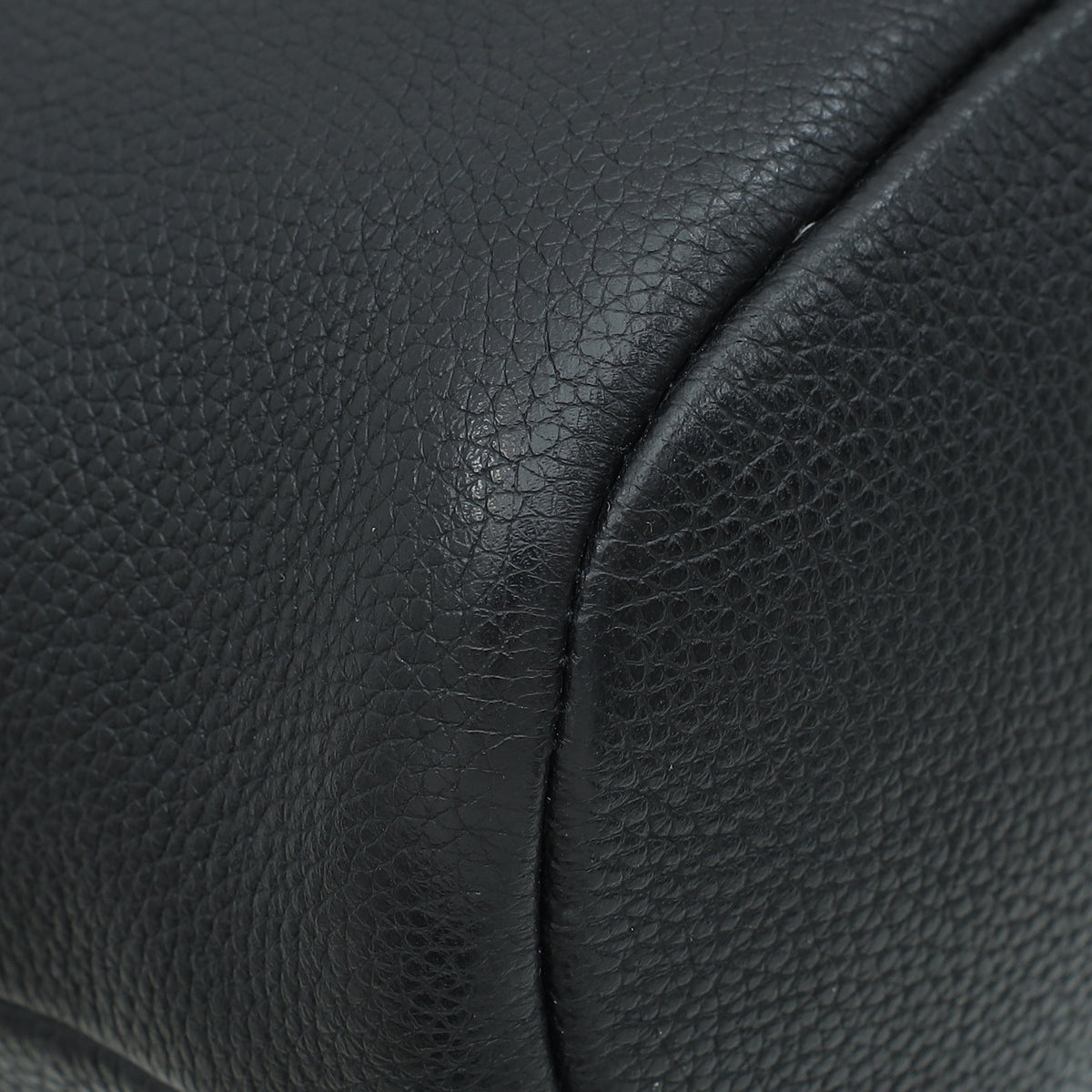 Prada Black Vitello Phenix Bucket Bag