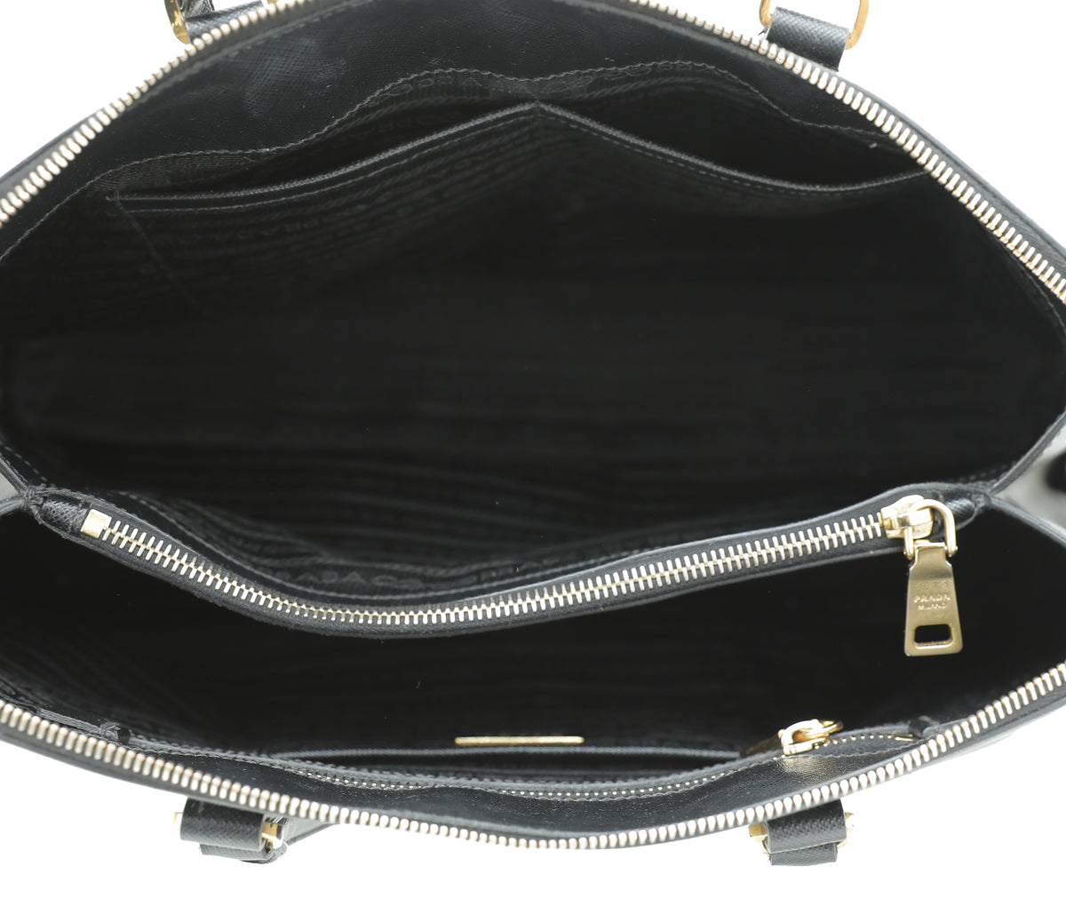 Prada Black Lux Promenade Large Bag