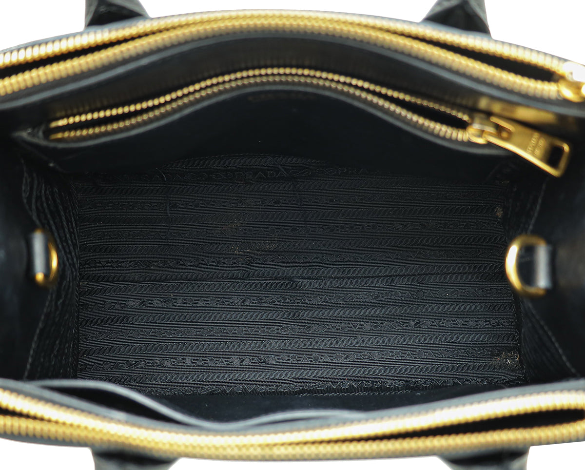 Prada Black Paradigme Tote Medium Bag