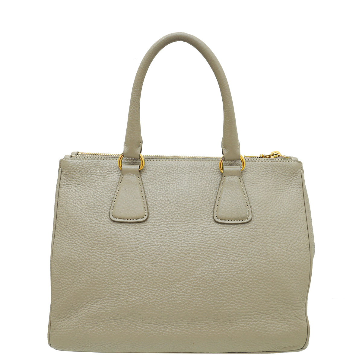 Prada Pomice Vitello Daino Large Double Zip Tote Bag-Prada-THE CLOSET