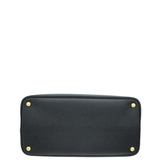 Load image into Gallery viewer, Prada Black Cuir Double Handle Large Bag
