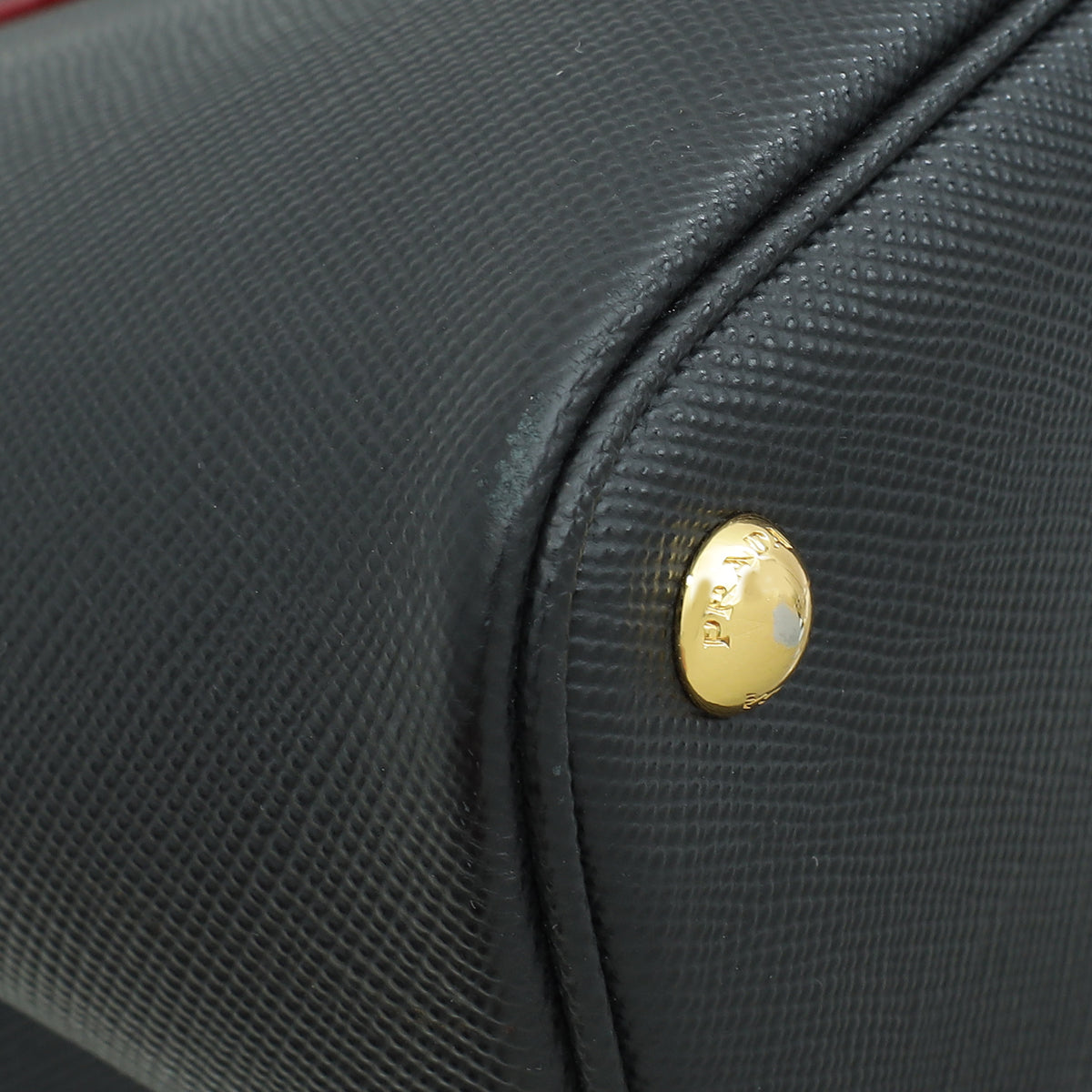 Prada Black Cuir Double Handle Large Bag