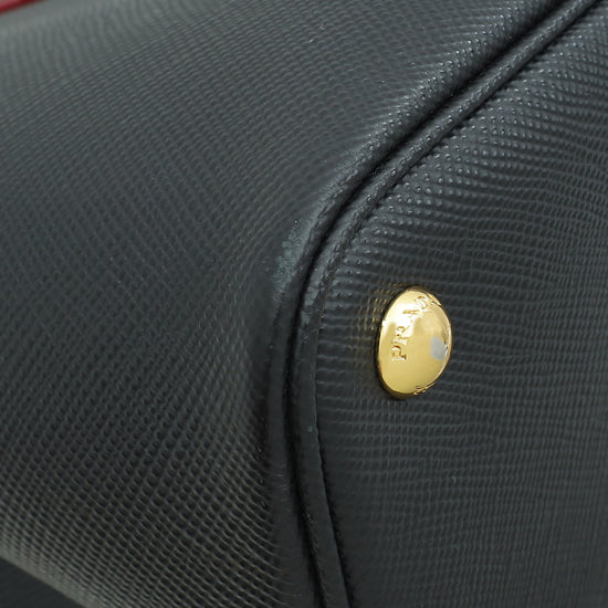 Load image into Gallery viewer, Prada Black Cuir Double Handle Large Bag
