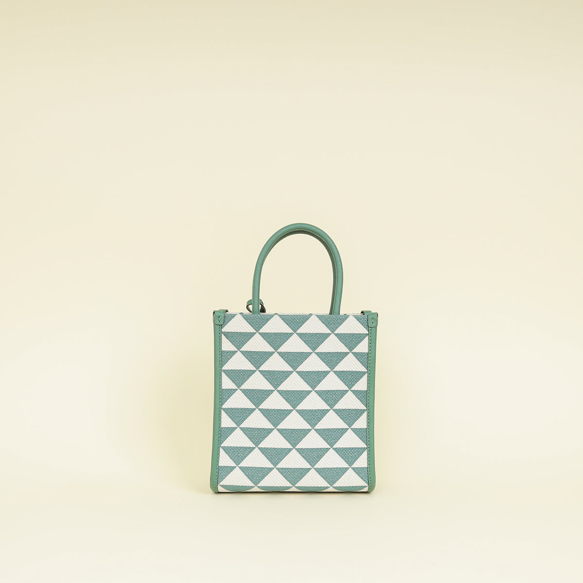 Prada Mint Green Mini Symbole Tote Bag