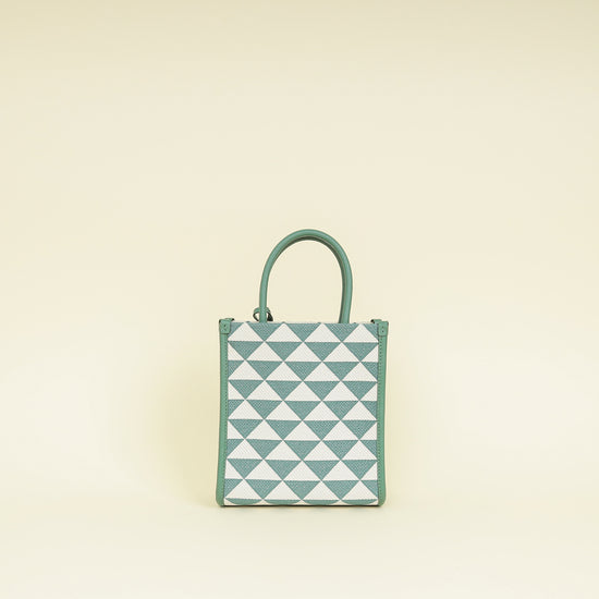 Prada Mint Green Mini Symbole Tote Bag