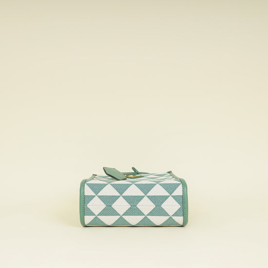 Prada Mint Green Mini Symbole Tote Bag