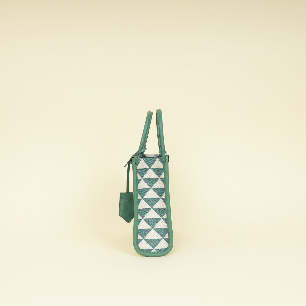 Prada Mint Green Mini Symbole Tote Bag | Pre-Owned The Closet UAE