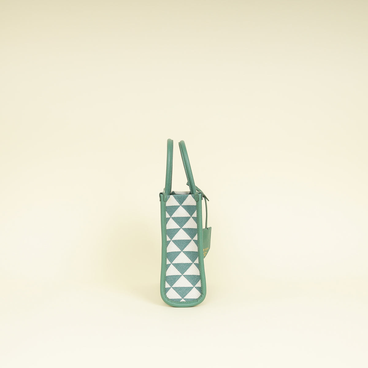 Prada Mint Green Mini Symbole Tote Bag