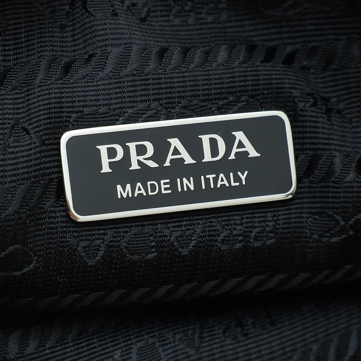 Prada Black Tessuto Ricamo Bag