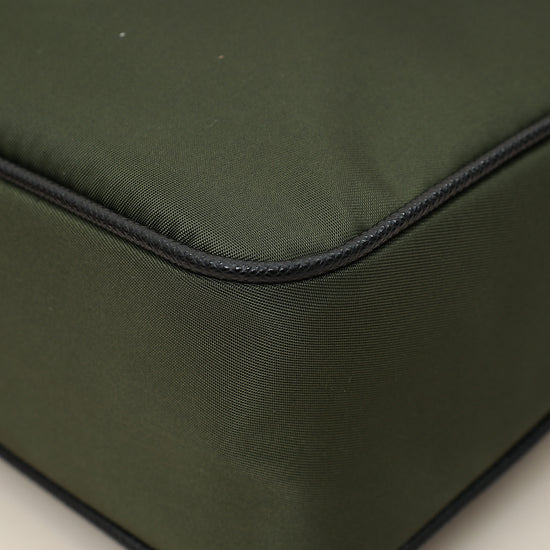 Prada Kaki Re-Nylon Shoulder Bag-Prada-THE CLOSET