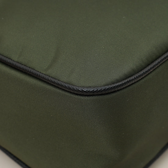 Prada Kaki Re-Nylon Shoulder Bag-Prada-THE CLOSET