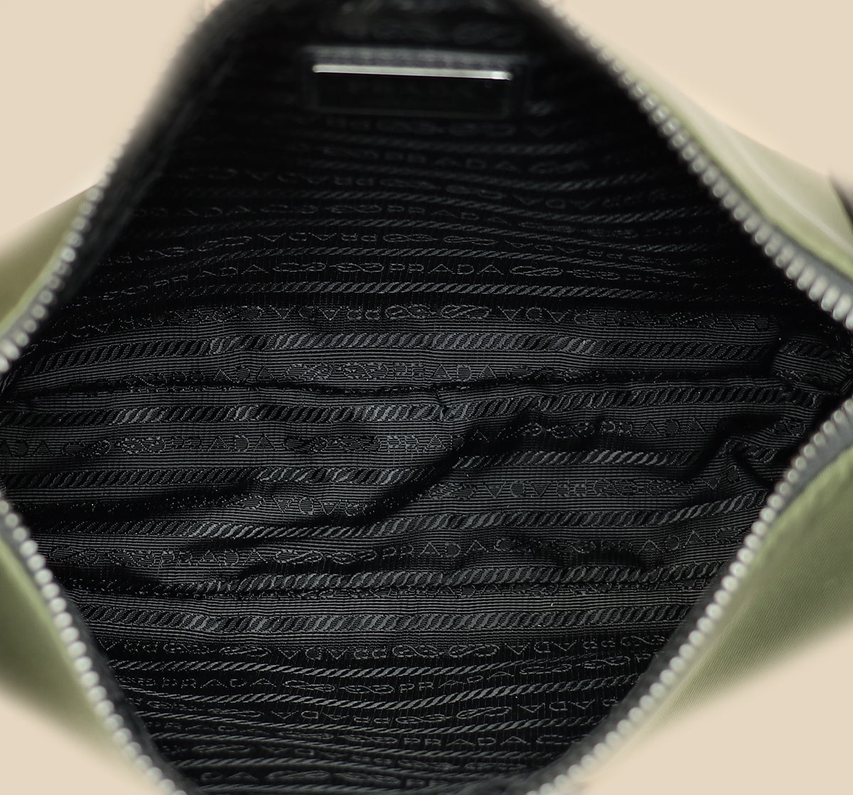 Prada Kaki Re-Nylon Shoulder Bag-Prada-THE CLOSET