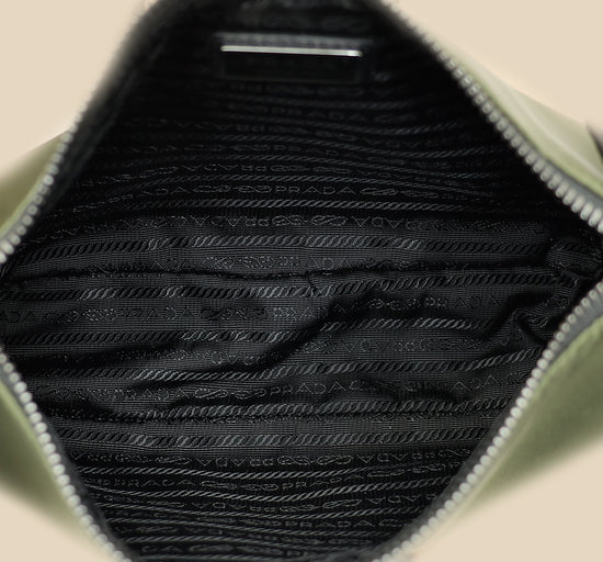 Prada Kaki Re-Nylon Shoulder Bag-Prada-THE CLOSET