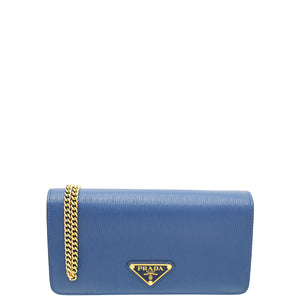 محفظة Prada Bluette Vitello Move على السلسلة 