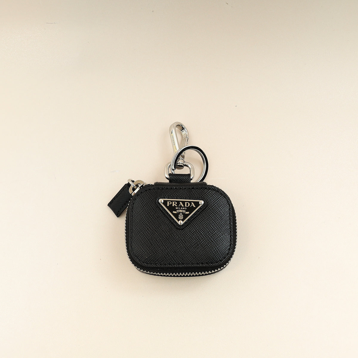 Prada Black Coin Holder Bag Charm-Prada-THE CLOSET