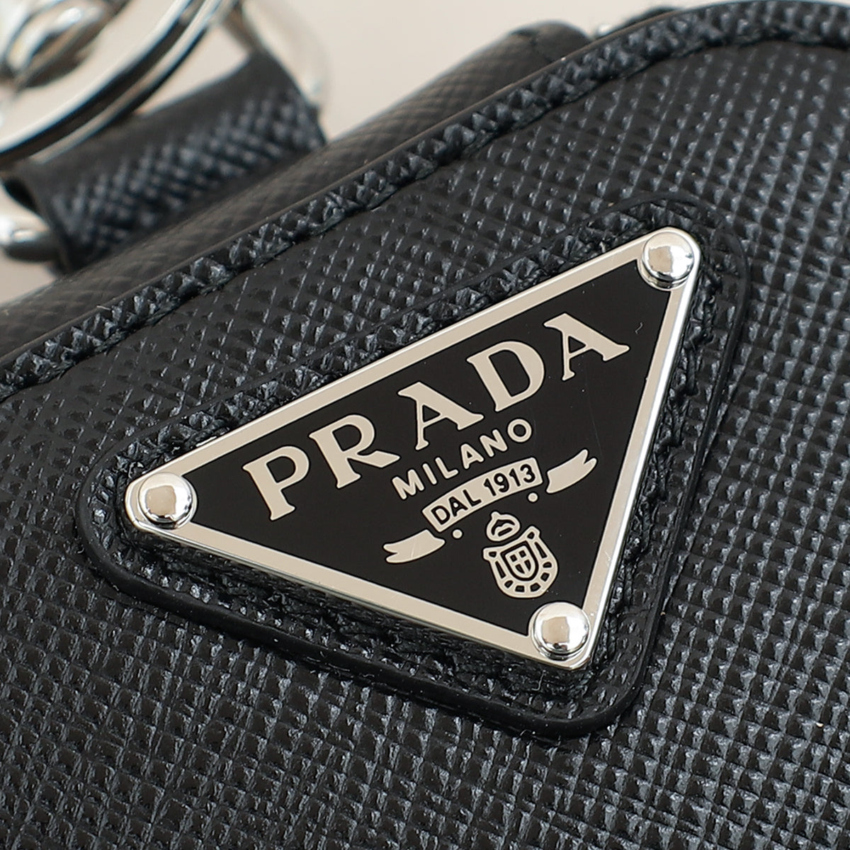 Prada Black Coin Holder Bag Charm-Prada-THE CLOSET