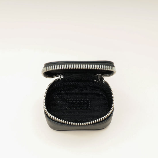 Prada Black Coin Holder Bag Charm-Prada-THE CLOSET