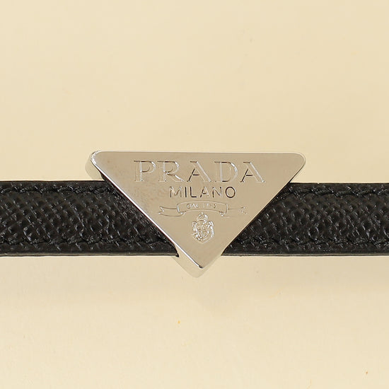 Prada Black Logo Bracelet-Prada-THE CLOSET