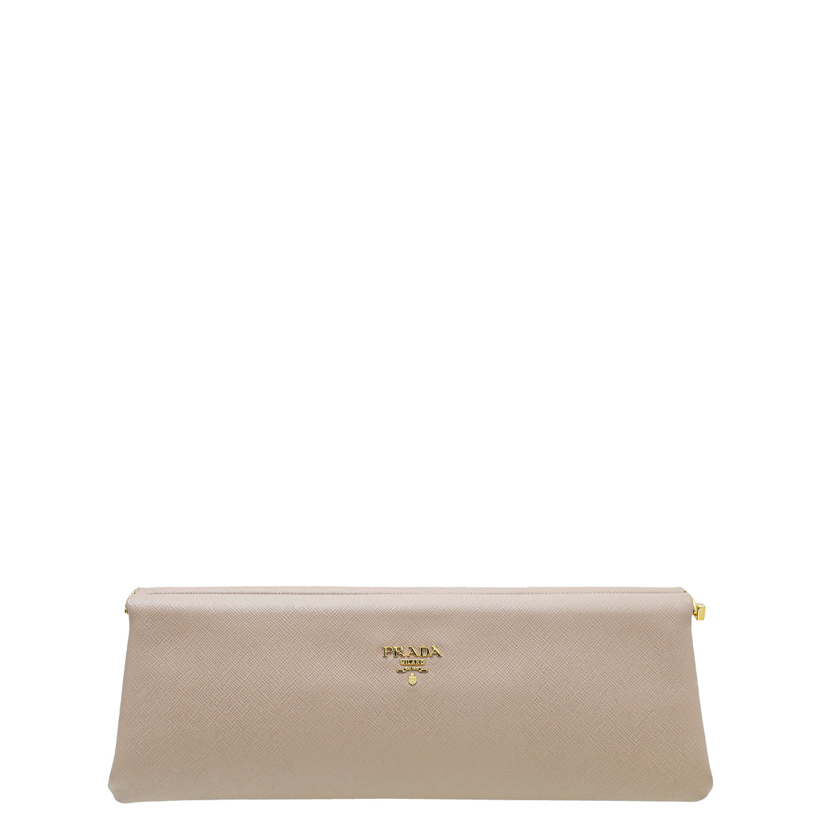 Prada Cammeo Nude East West Frame Clutch-Prada-THE CLOSET