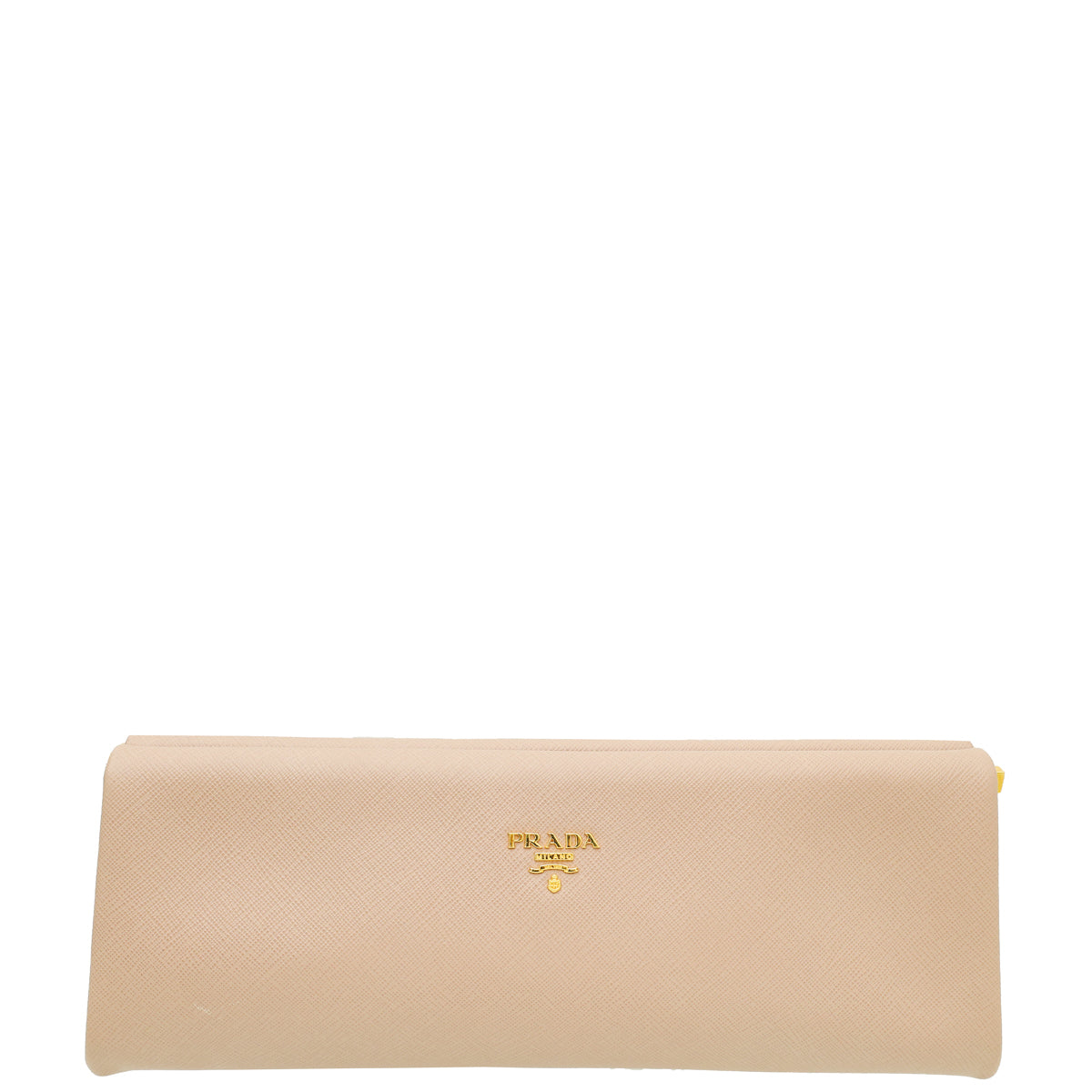 Prada Cammeo Nude East West Frame Clutch-Prada-THE CLOSET