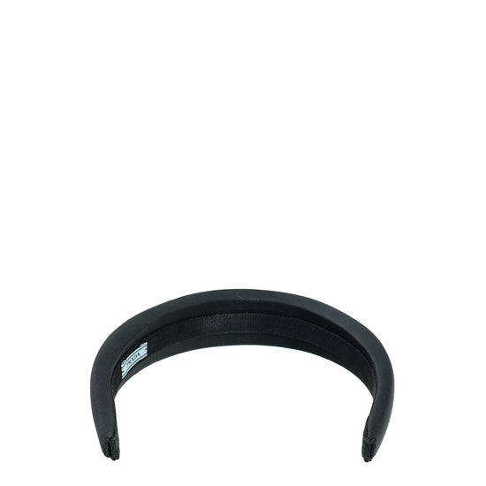 Prada Black Logo Re-Nylon Headband