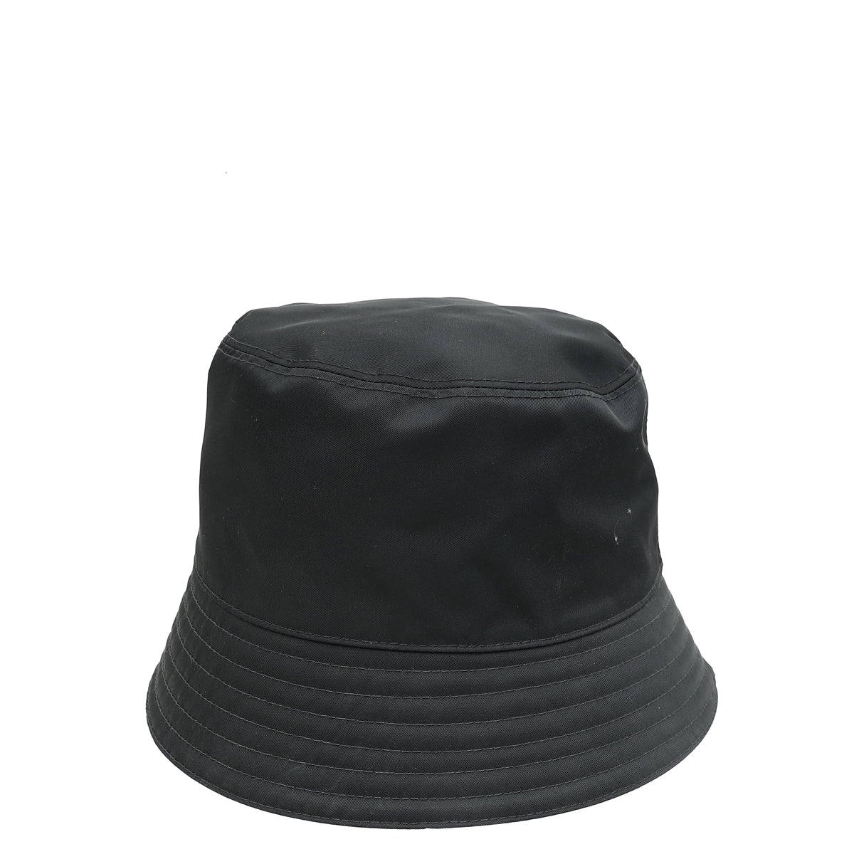 Prada Black Logo Re-Nylon Bucket Small Hat-Prada-THE CLOSET
