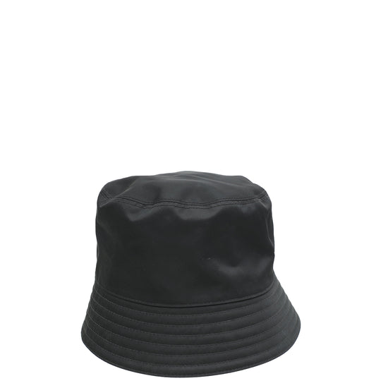 Prada Black Re-Nylon Small Bucket Hat