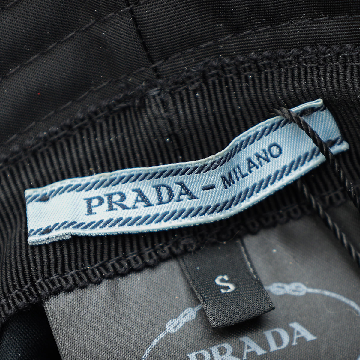 Prada Black Re-Nylon Small Bucket Hat