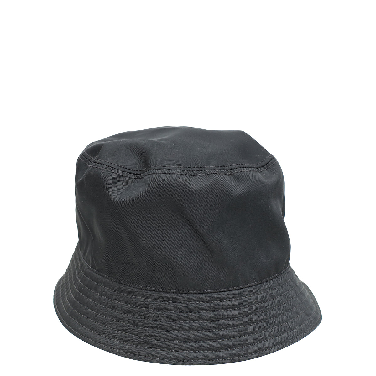 Prada Black Re-Nylon Bucket Medium Hat-Prada-THE CLOSET