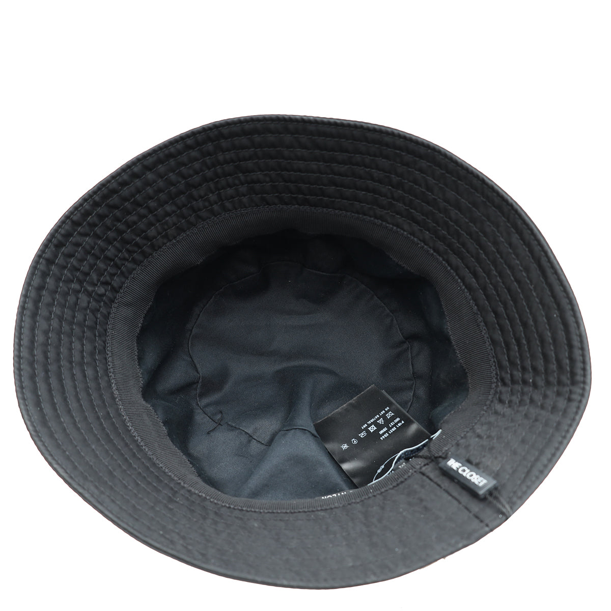 Prada Black Re-Nylon Bucket Medium Hat