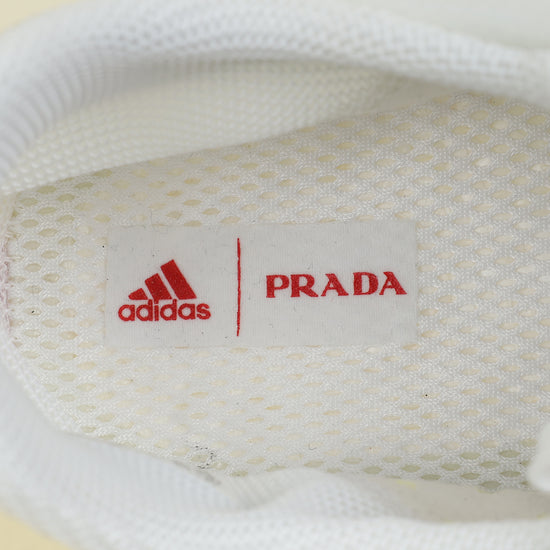 Prada White Primegreen  x Adidas A.P Luna Rossa 21 Sneakers (For Men) 12.5