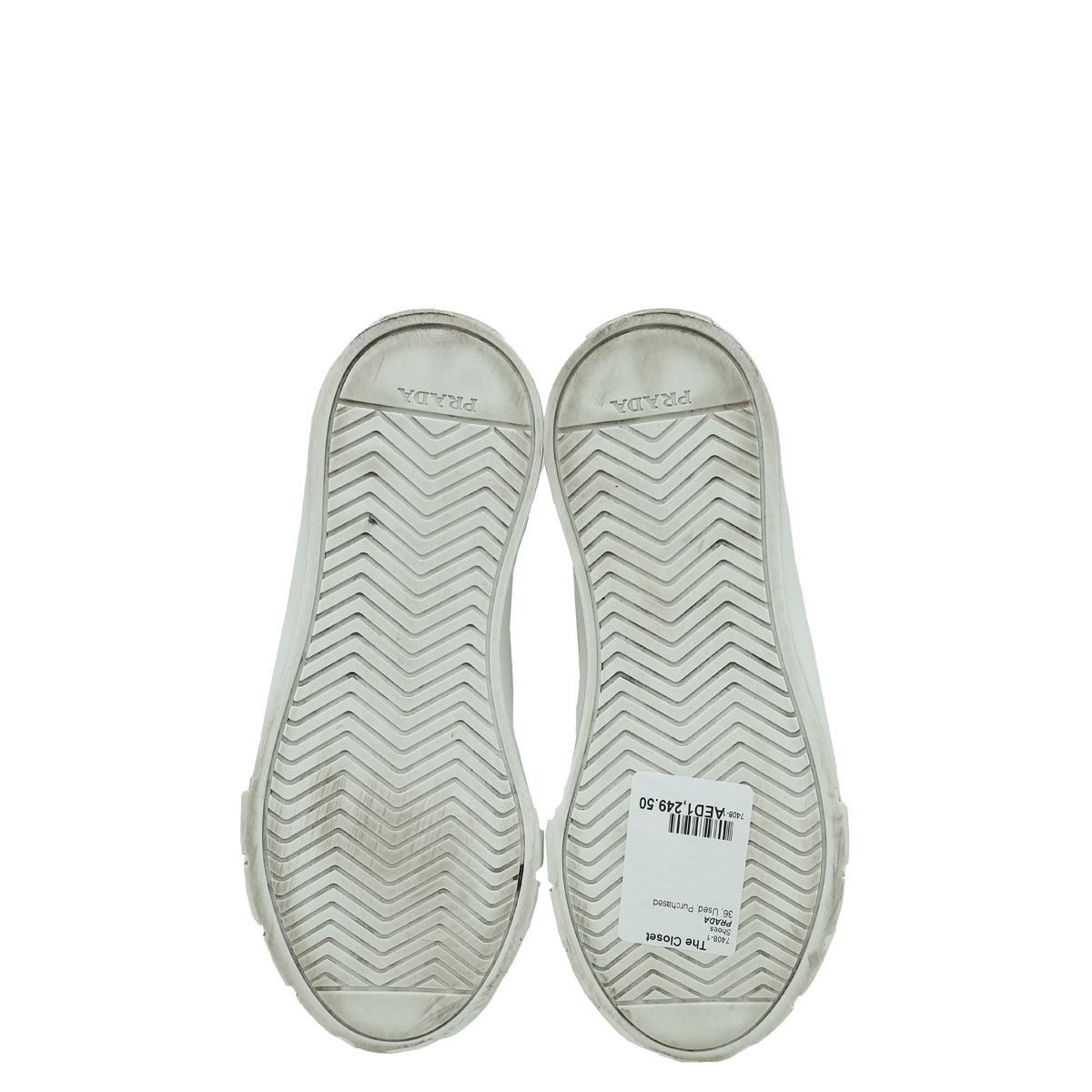 Prada White Sneaker 36