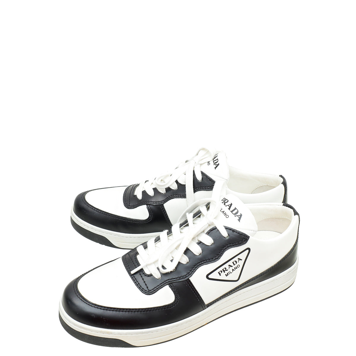 Prada Bicolor Logo Sneaker 38.5-Prada-THE CLOSET