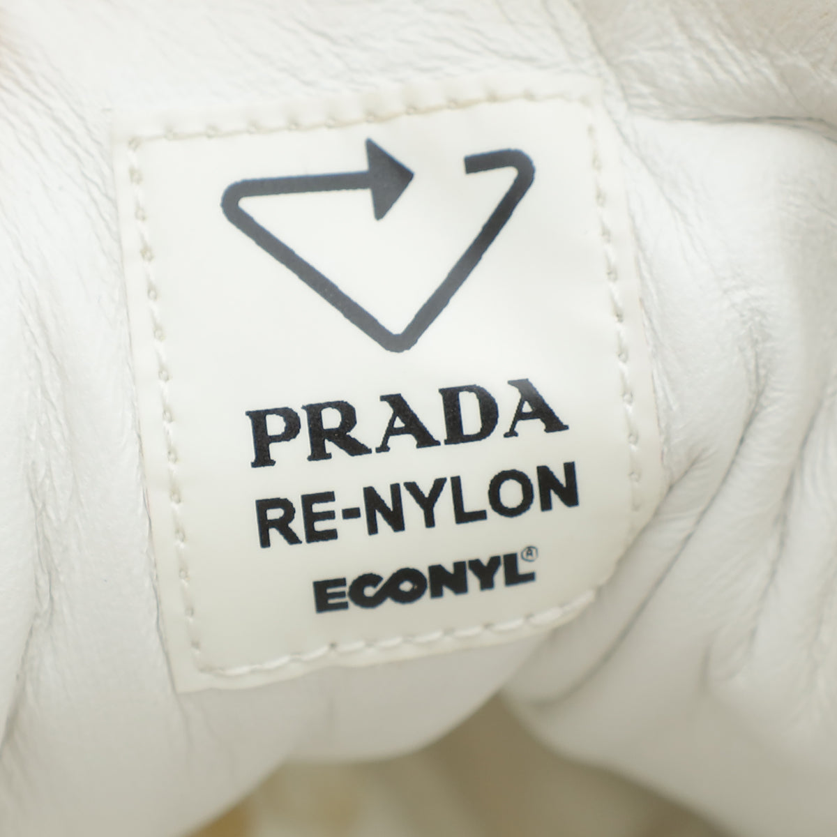 Prada White Re-Nylon Econyl Prax 01 Sneakers 38.5