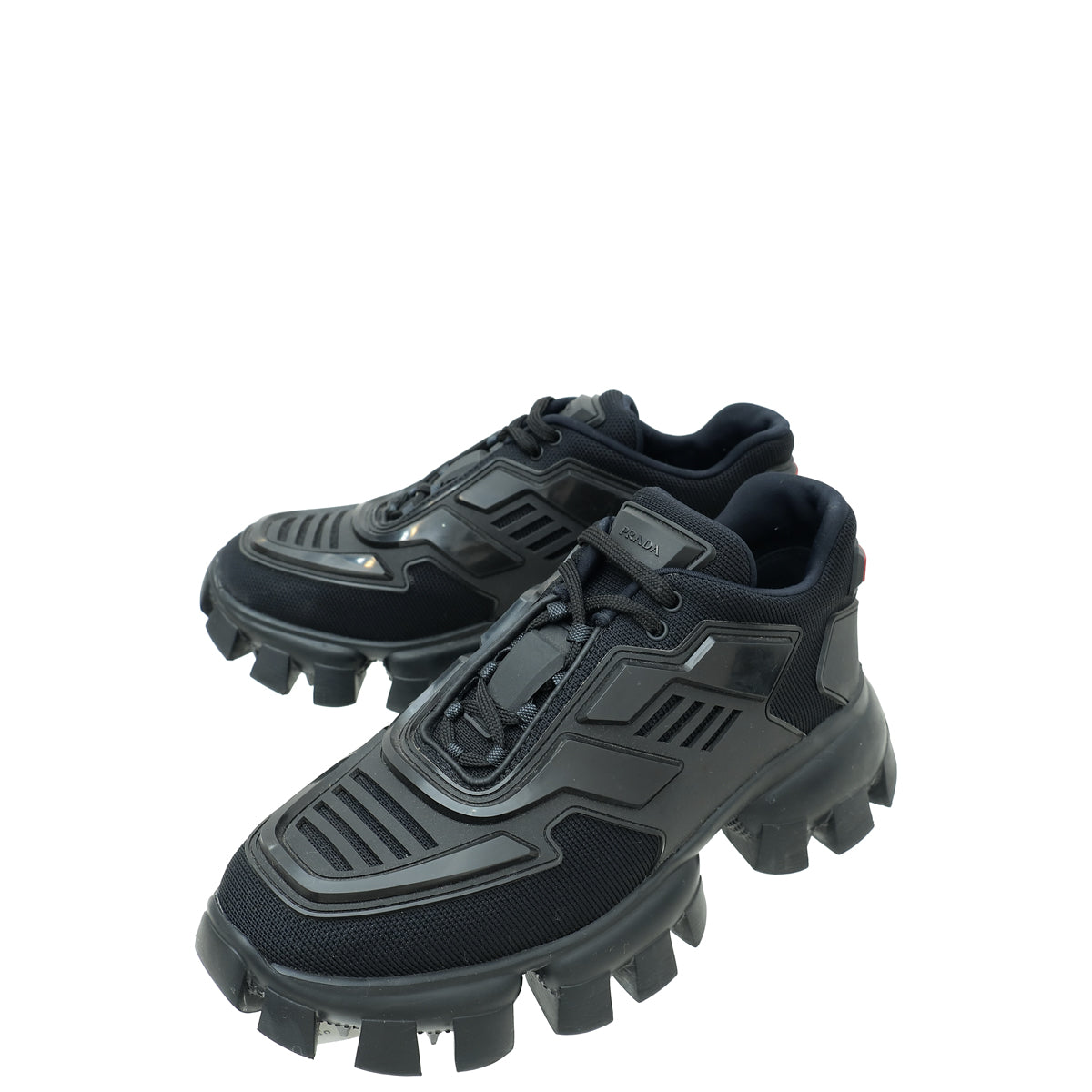 Prada Black Cloudbust Thunder Sneakers 38