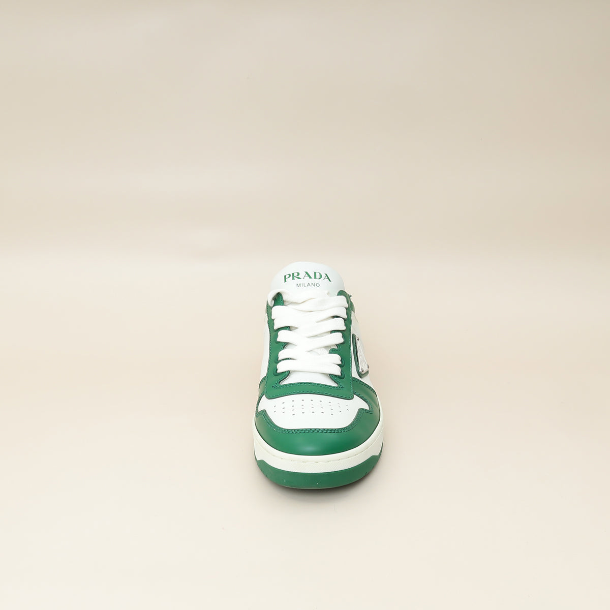 Prada Bicolor Downtown Perforated Sneakers 37.5-Prada-THE CLOSET