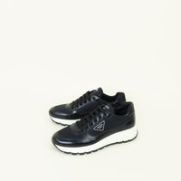 Prada Black Triangle Logo Sneaker 40