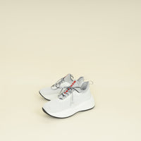 Prada Bicolor Slip On Lace Sneakers 37