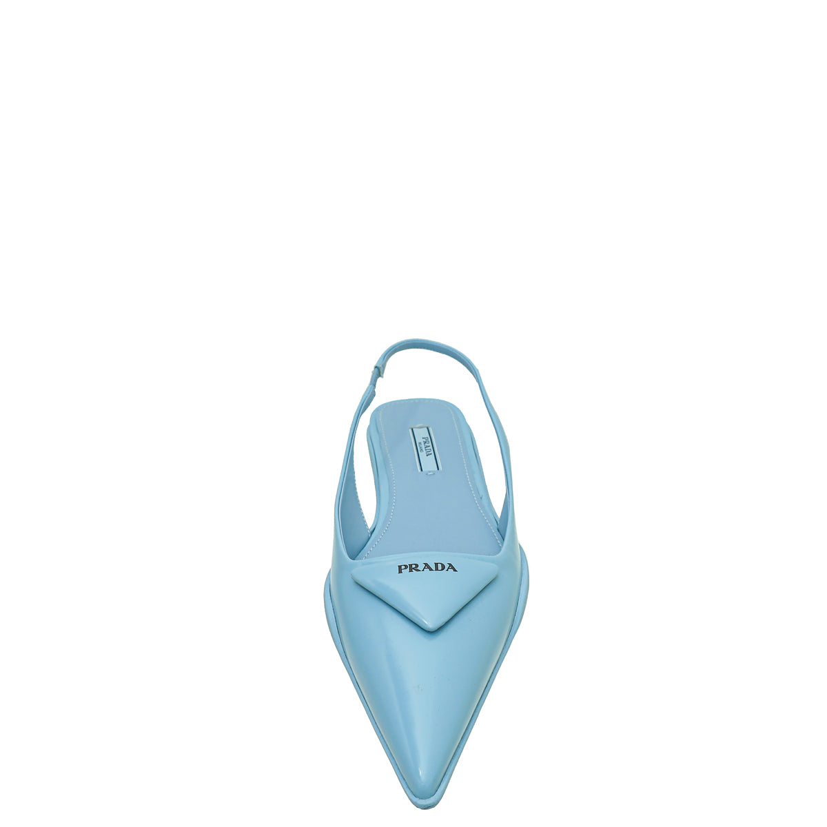 Prada Blue Soft Padded Flat Slingback 37-Prada-THE CLOSET
